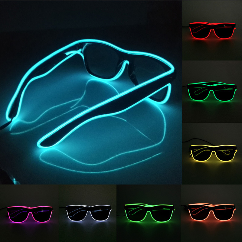 Glow In The Dark Party Glasses - NEUE Led-Brille Lichter Rave Partys Leuchtende