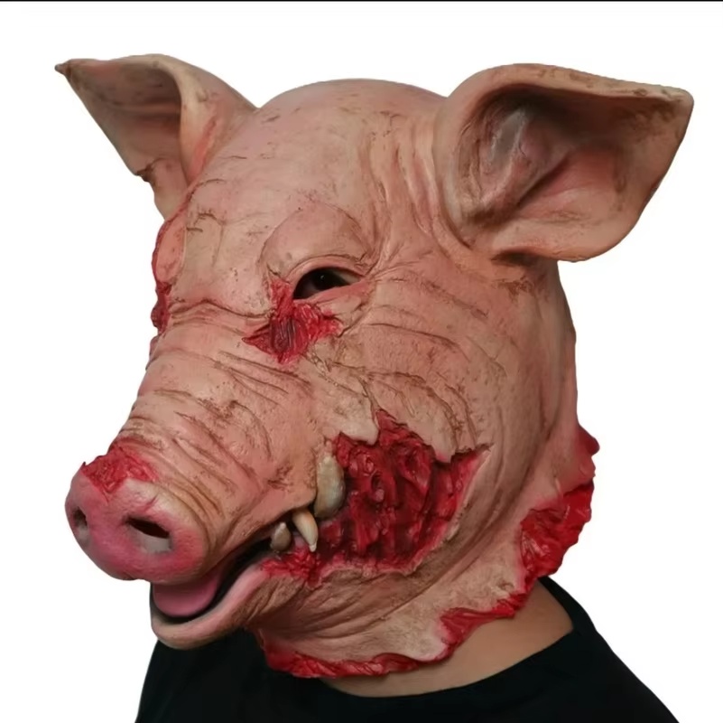 Prank Toys - Neue lustige Cosplay-Maske, Pferdegesicht, Streichmaske, abstrakte