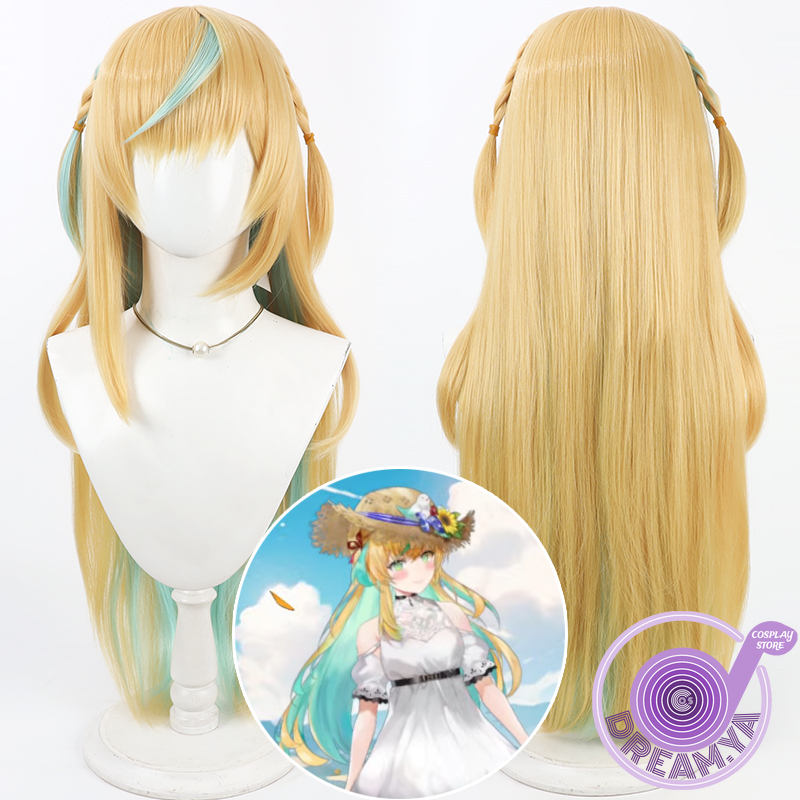 Anime Cosplay Wig Heat Resistant - Tachitsute Toto Cosplay Perücke Vtuber Blonde