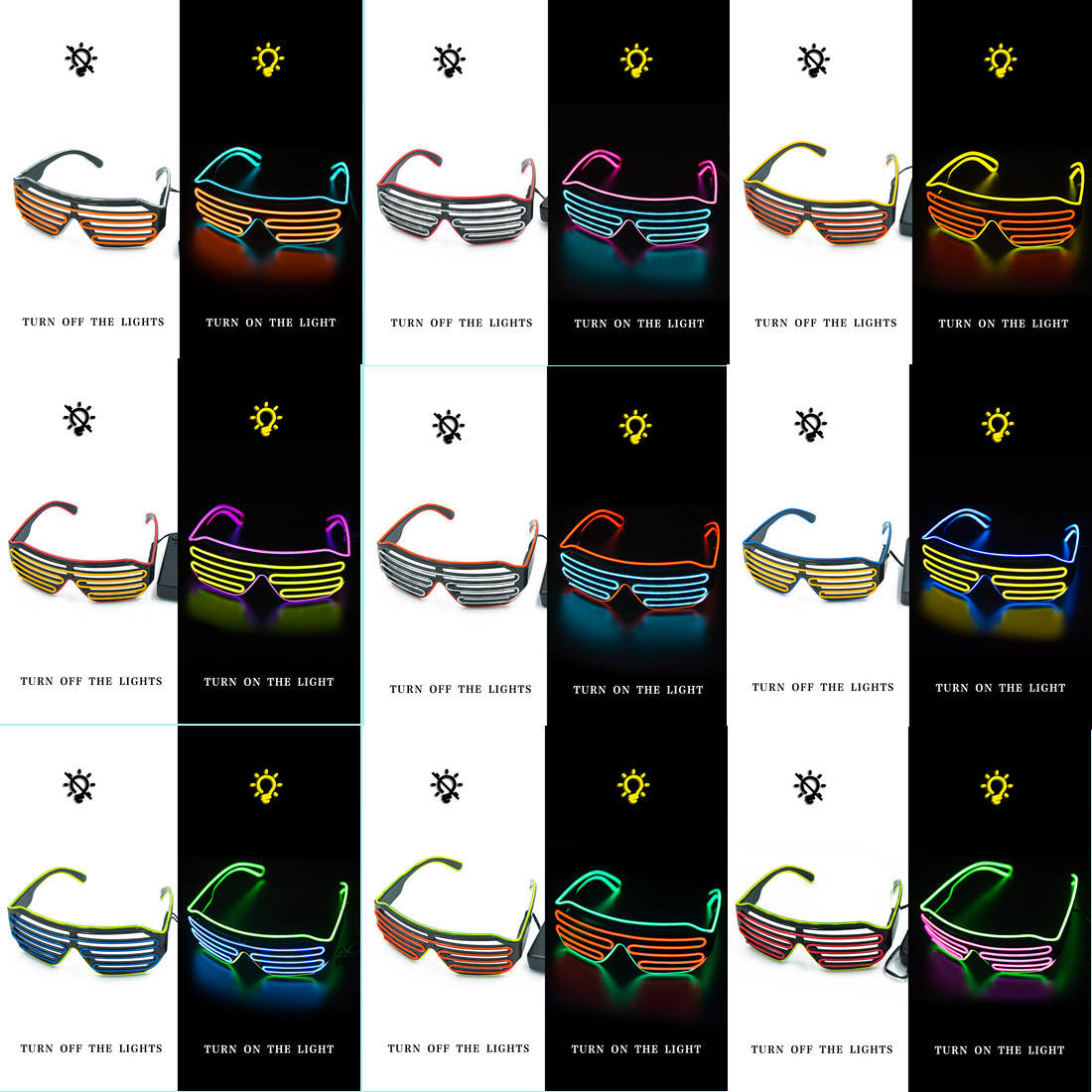 Leuchtende Gläser LED Gafas Le – Glow In The Dark Party Glasses Bewertung und Preis