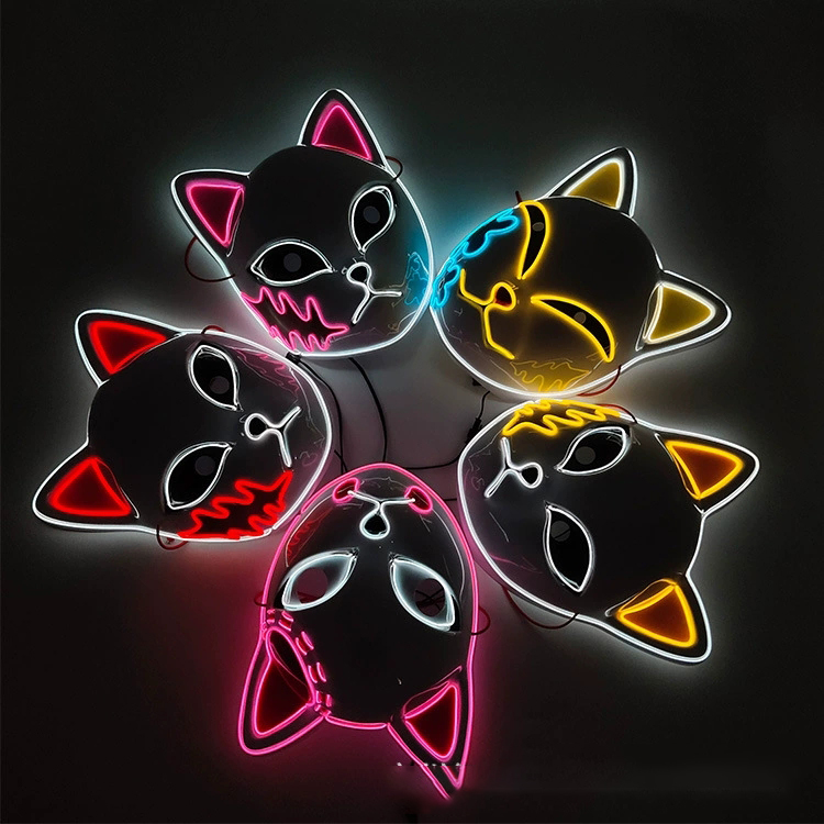 Japanische Anime Dämonenfuchs- – Led Purge Mask Halloween Bewertung und Preis