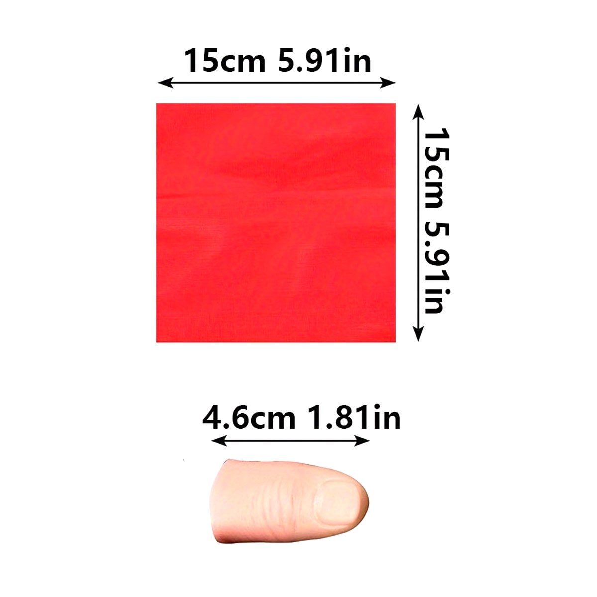 3 Sets Scarf-Vanish Thumb Tip  – Thumb Tip Magic Trick Set Bewertung und Preis