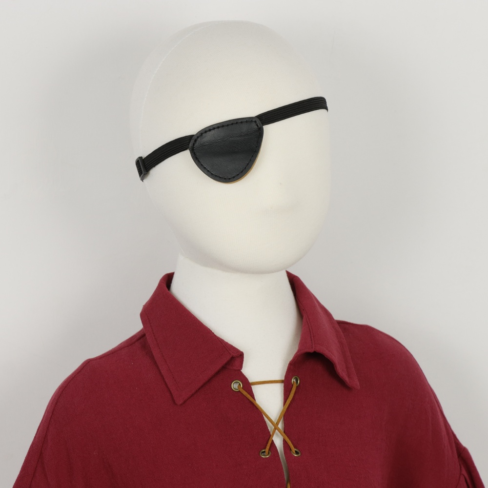 Schwarze PU-Leder-Piraten-Auge – Costumes Bewertung und Preis